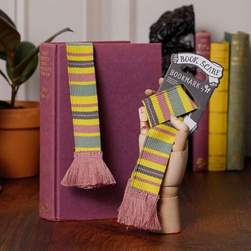 BOOK SCARF BOOKMARK PASTELS
