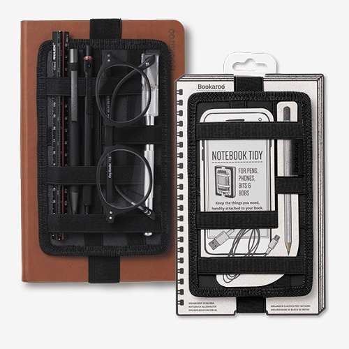 BOOKAROO NOTEBOOK TIDY - BLACK