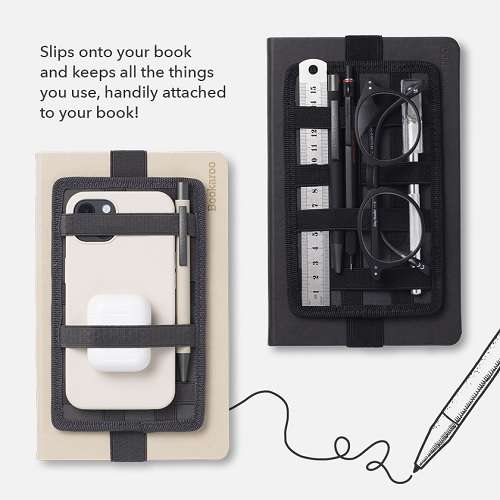 BOOKAROO NOTEBOOK TIDY - CHARCOAL