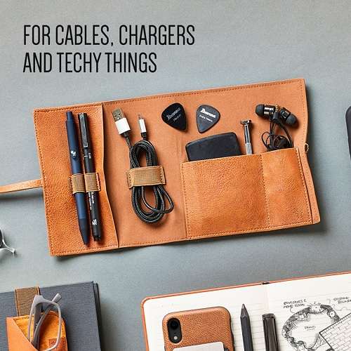 BOOKAROO TRAVEL TECH TIDY - CREAM