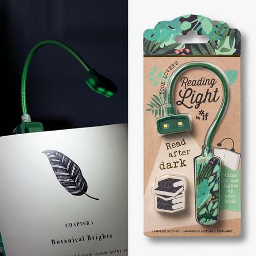 BOOK LOVER'S READING LIGHT BOTANICAL