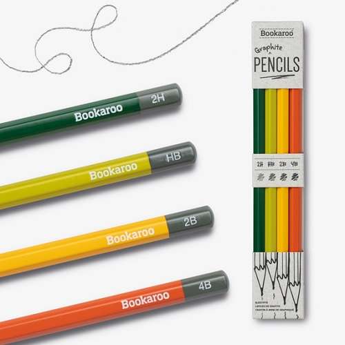BOOKAROO GRAPHITE PENCILS GREENS