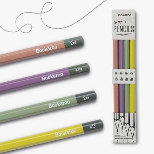 BOOKAROO GRAPHITE PENCILS PASTELS