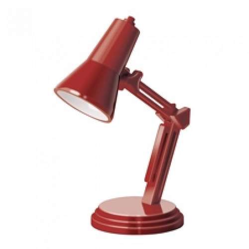 BOOK LAMP RETRO RED