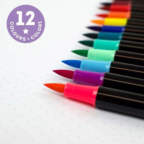 BRUSH MARKERS