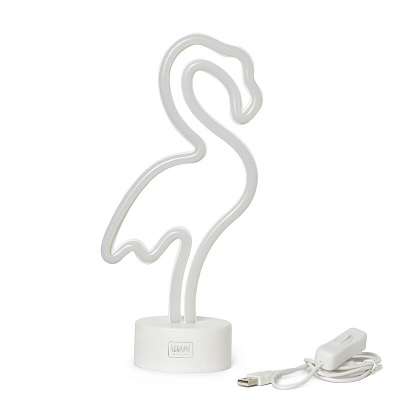 NEON EFFECT LED LAMP FLAMINGO