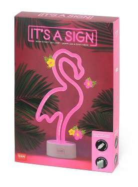 NEON EFFECT LED LAMP FLAMINGO