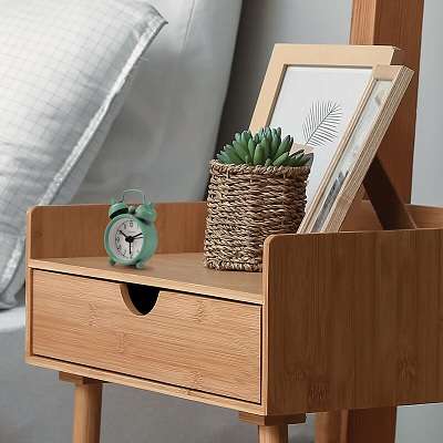 MINI TICK TOCK ALARM CLOCK VINTAGE GREEN