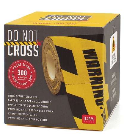 TOILET PAPER DO NOT CROSS CRIME SCENE