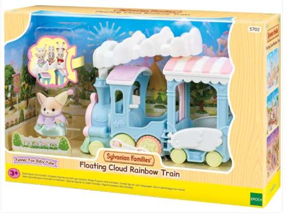 Floating Cloud Rainbow Train