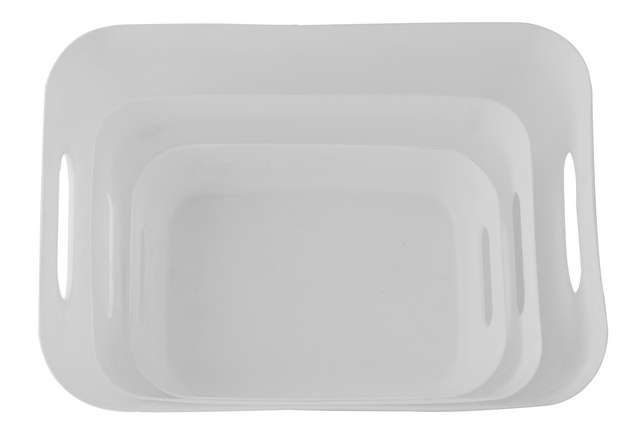Storage Box 3-Piece Set - White