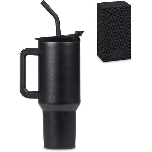 Alex Varga Maximus Vacuum Mug - 1.2 Litre - Black