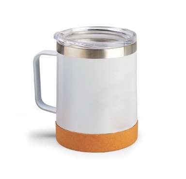 Vermeer Cork Mug - White
