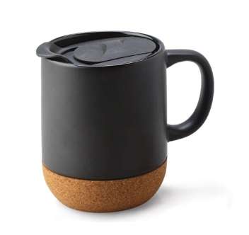 Samara Cork Mug - Black