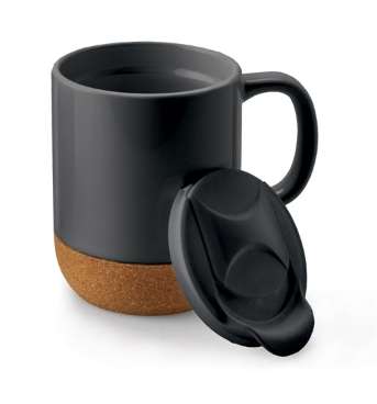 Samara Cork Mug - Black