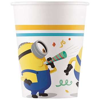 MINIONS ROG PAPER CUPS 200ML 8CT