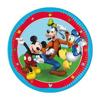 MICKEY ROCK THE HOUSE PAPER PLATES 23CM 8CT - NG