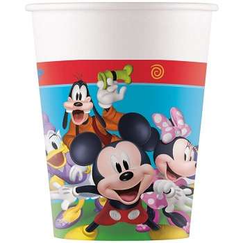 MICKEY ROCK THE HOUSE PAPER CUPS 200ML 8CT