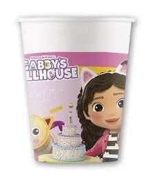 GABBYS DOLLHOUSE PAPER CUPS 200ML 8CT