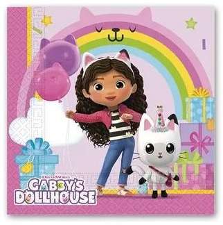 GABBYS DOLLHOUSE 2PLY PAPER NAPKINS 33X33CM 20CT