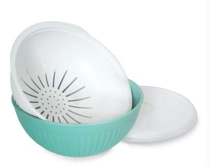 3 In 1 Colander, Bowl & Cover Set