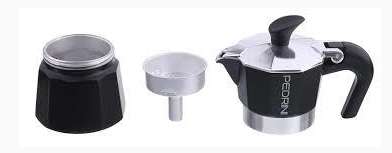 Coffee Maker Enamelled Aluminium 3 Cups - Anthracite
