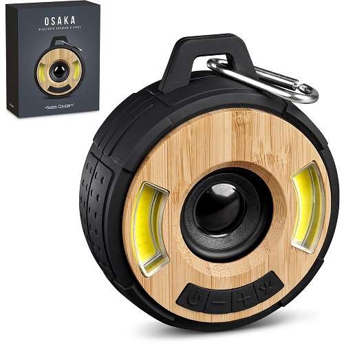 Swiss Cougar Osaka Bluetooth Speaker & Night Light - Black