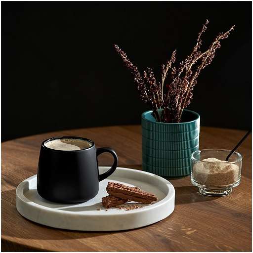 Serendipio Camden Ceramic Coffee Mug - 400ml - Black