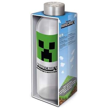 MINECRAFT LARGE GLASS BOTTLE 1030ML
