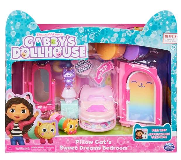 GABBY'S DOLLHOUSE DELUXE ROOM - PILLOW CAT'S SWE