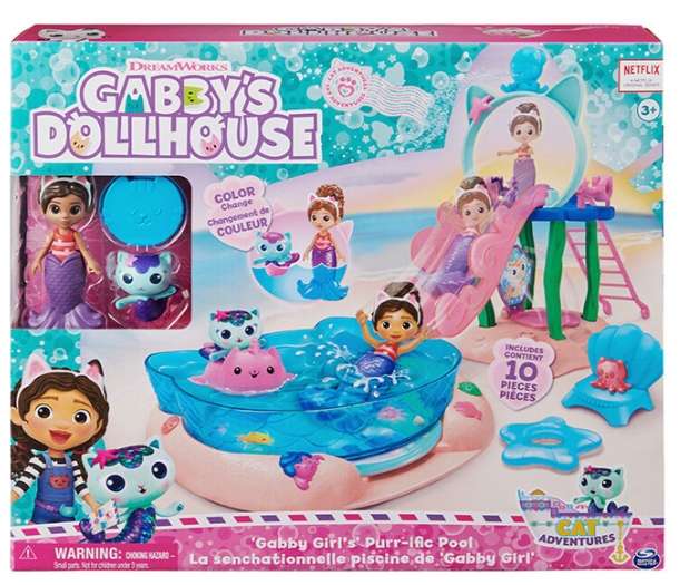 GABBY'S DOLLHOUSE POOL PLAYSET