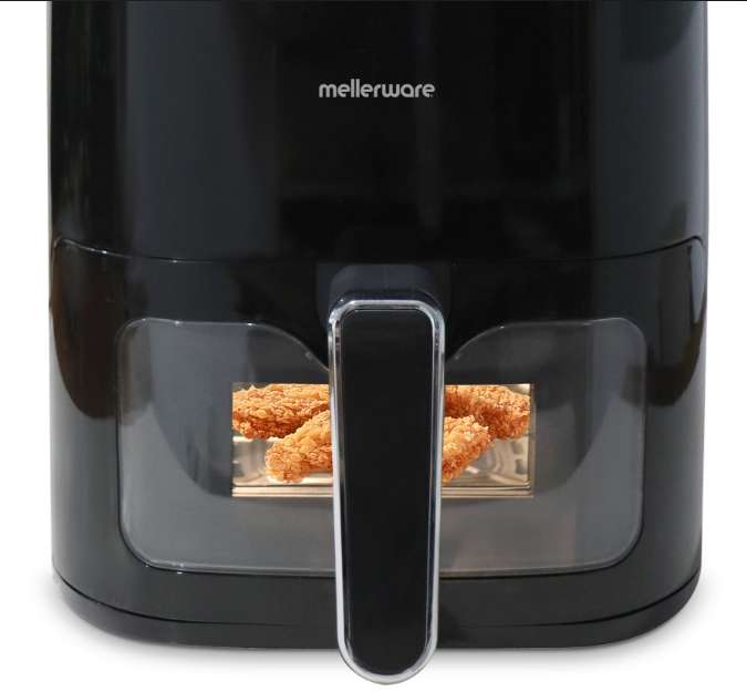 Air Fryer With Viewing Window Manual Operation Non-Stick Black 4.6L 1450W "Vitality XL"