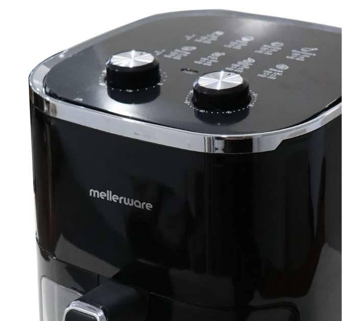 Air Fryer With Viewing Window Manual Operation Non-Stick Black 4.6L 1450W "Vitality XL"