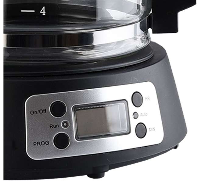 Coffee Maker Digital Drip Filter Black 1.5L 1000W "Seattle"
