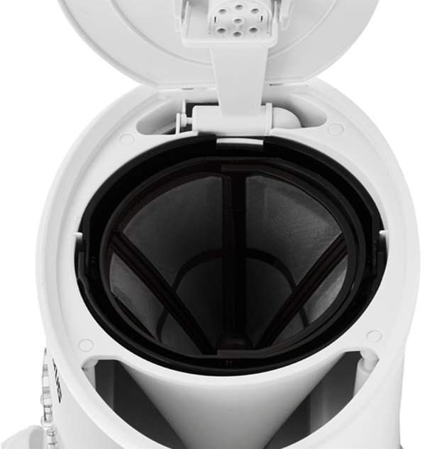 Coffee Maker Drip Filter Stainless Steel With White Trim 1.25L 1080W "Arctic" #
