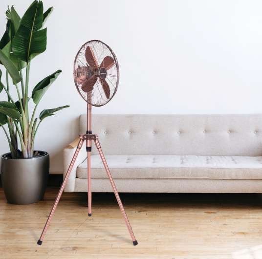 Fan 3 Speed Height Adjustable Pedestal Steel Copper 40cm 50W "Ventilador Vendaval"