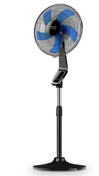 Fan Pedestal Black 3 Speed 50W "Boreal 16CR Digital"
