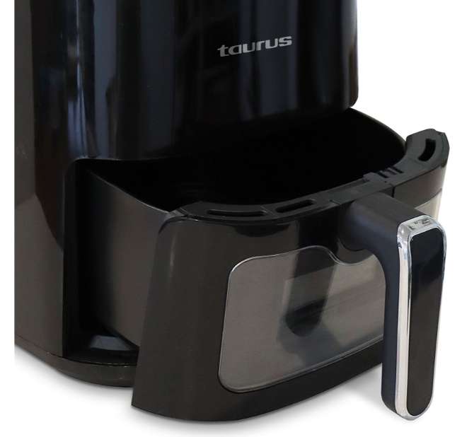 Air Fryer With Viewing Window Digital Non-Stick Black 4.6L 1450W "VistaCrisp"
