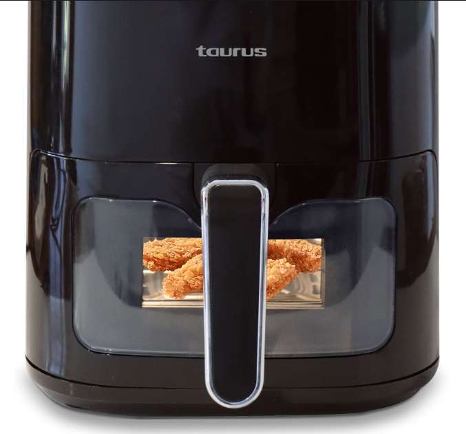 Air Fryer With Viewing Window Digital Non-Stick Black 4.6L 1450W "VistaCrisp"