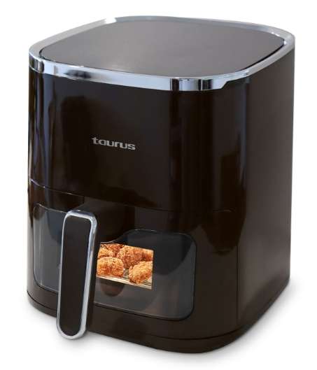 Air Fryer With Viewing Window Digital Non-Stick Black 4.6L 1450W "VistaCrisp"