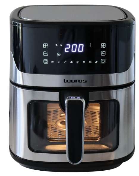 Air Fryer With Viewing Window Digital Non-Stick Black Wifi Enabled 6.5L 1600W "SmartView"