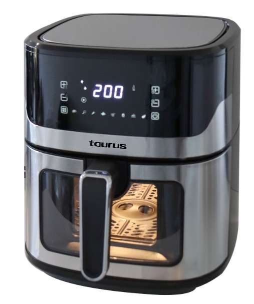 Air Fryer With Viewing Window Digital Non-Stick Black Wifi Enabled 6.5L 1600W "SmartView"