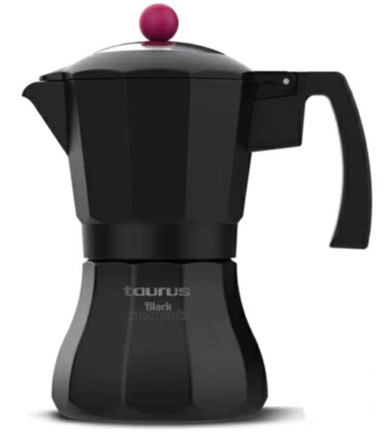Coffee Maker Aluminium Black 6 Cup "Black Moments 6"