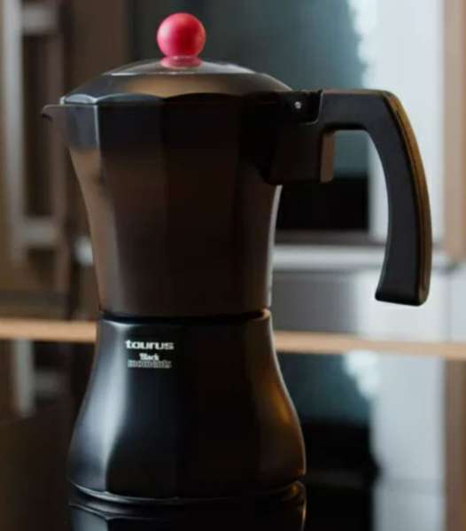 Coffee Maker Aluminium Black 6 Cup "Black Moments 6"