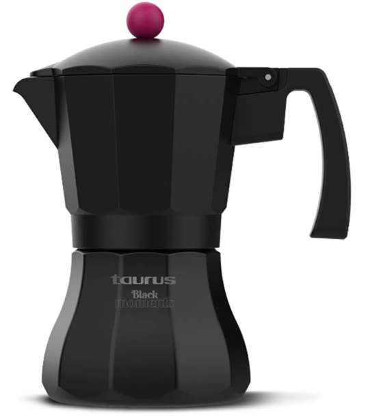 Coffee Maker Aluminium Black 9 Cup "Black Moments 9"