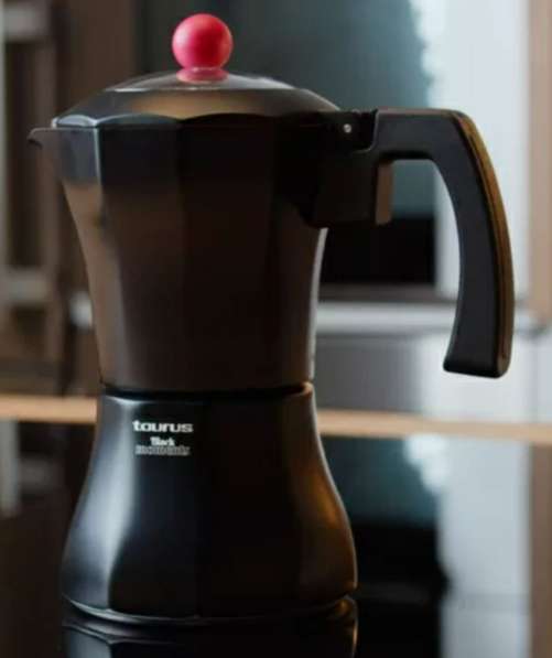 Coffee Maker Aluminium Black 9 Cup "Black Moments 9"