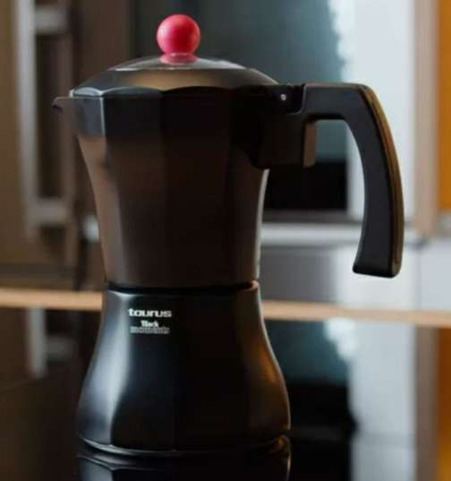 Coffee Maker Aluminium Black 3 Cup "Black Moments 3"