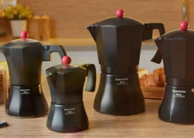 Coffee Maker Aluminium Black 3 Cup "Black Moments 3"
