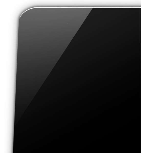 Kitchen Scale Battery Operated Glass Black 10kg 3V "Effortless LCD"