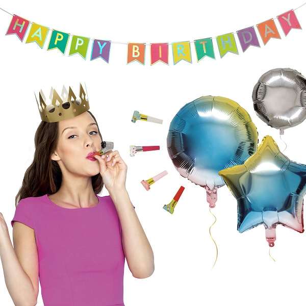 IT'S PARTY TIME BIRTHDAY PARTY KIT
